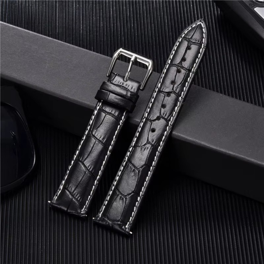 Bracelet de Montre en Cuir Véritable 20 mm