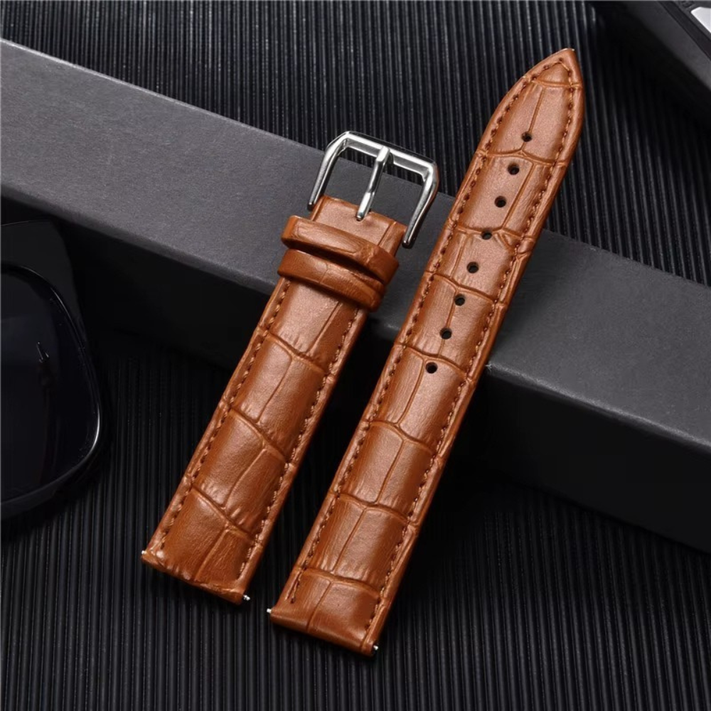 Bracelet de Montre en Cuir Véritable 20 mm