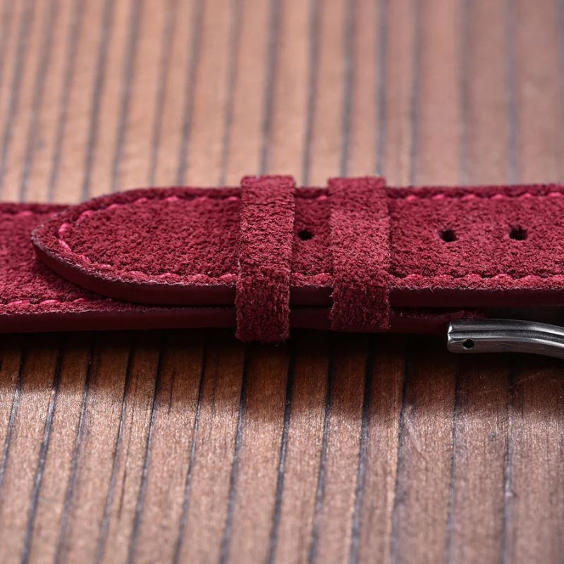 Bracelet de Montre en Daim 19 mm Style Vintage
