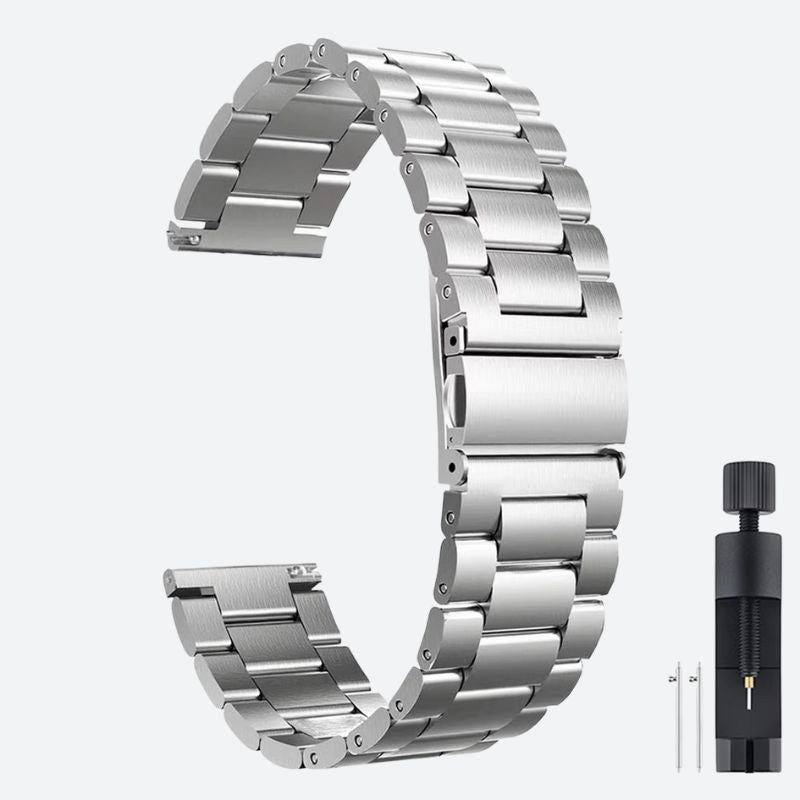Bracelet Montre Connectée Acier à Maillons