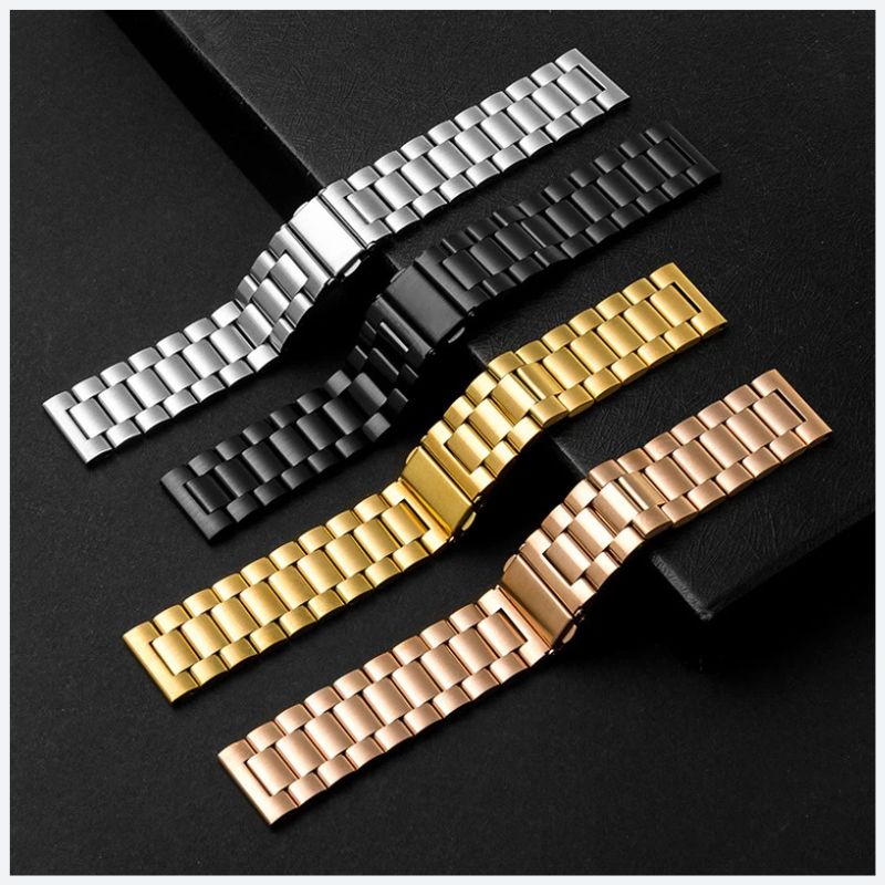 Bracelet Montre Connectée Acier à Maillons
