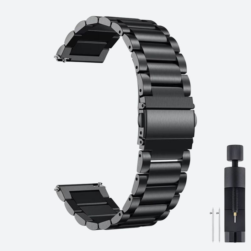 Bracelet Montre Connectée Acier à Maillons