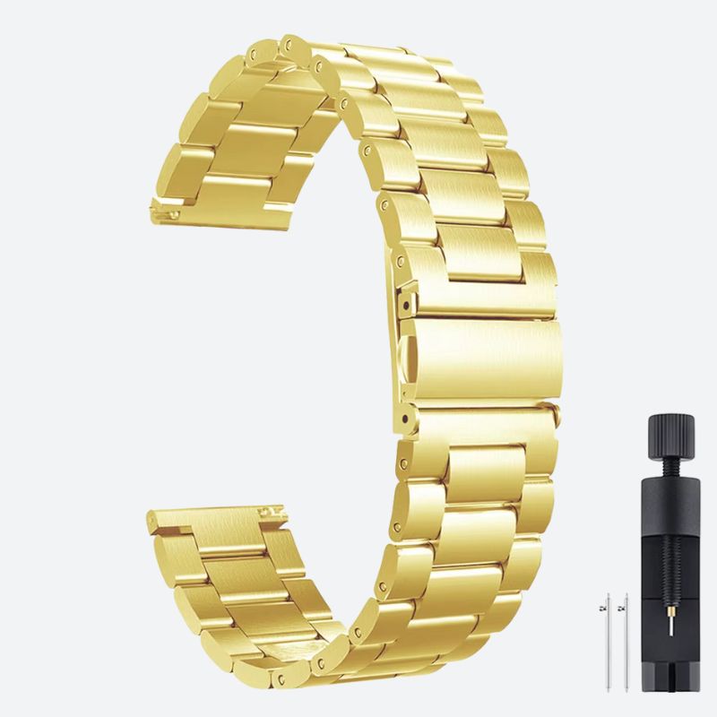 Bracelet Montre Connectée Acier à Maillons