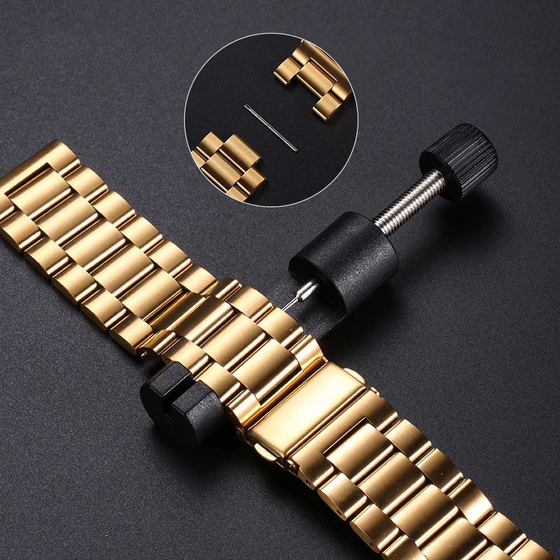 Bracelet Montre Connectée Acier à Maillons