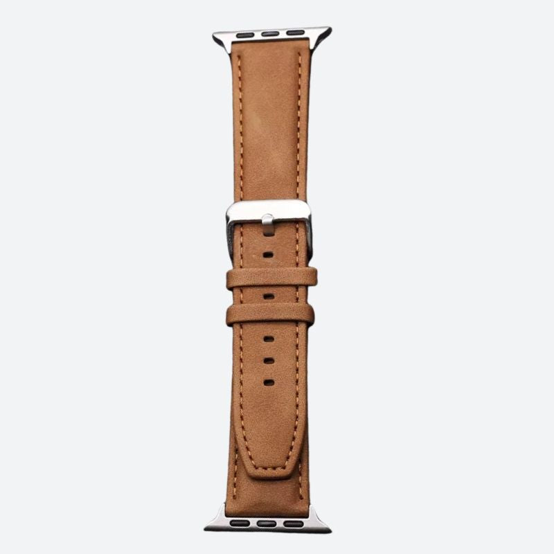 Bracelet Montre Connectée Cuir et Silicone