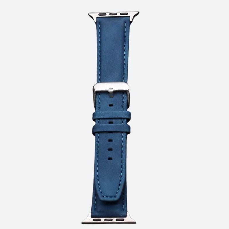 Bracelet Montre Connectée Cuir et Silicone
