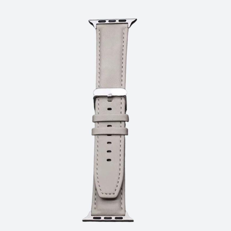 Bracelet Montre Connectée Cuir et Silicone