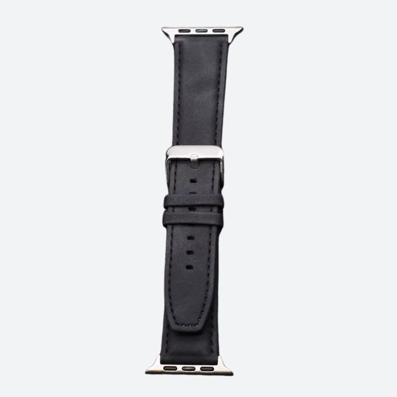Bracelet Montre Connectée Cuir et Silicone