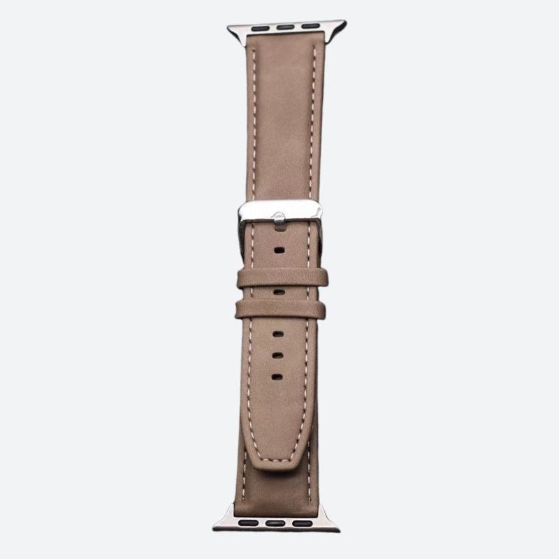 Bracelet Montre Connectée Cuir et Silicone