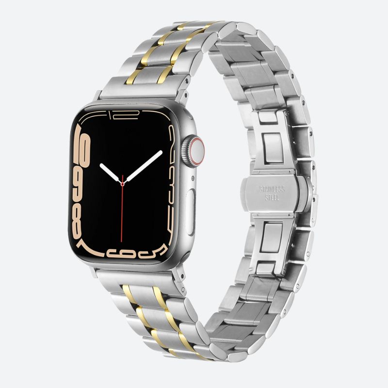 Bracelet Montre Connectée Métal Élégant pour Smartwatch