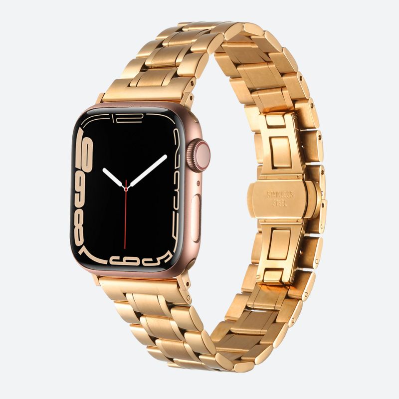 Bracelet Montre Connectée Métal Élégant pour Smartwatch