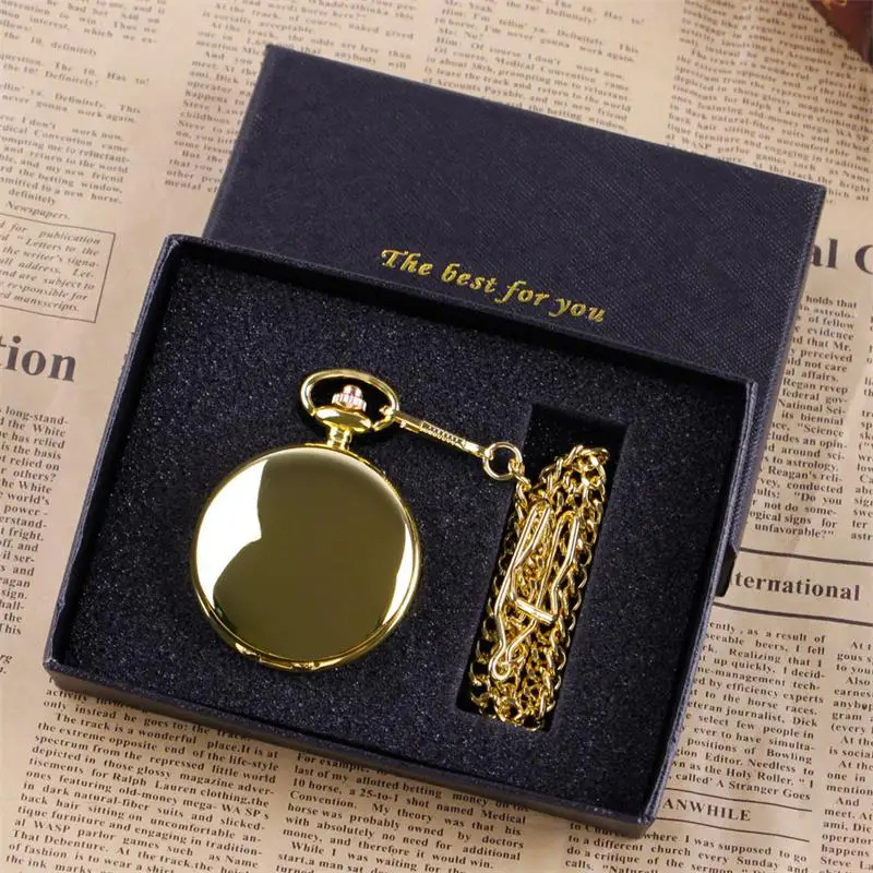 Montre à Gousset Femme Métal Miroir Brillant