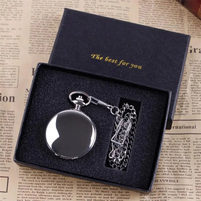 Montre à Gousset Femme Métal Miroir Brillant