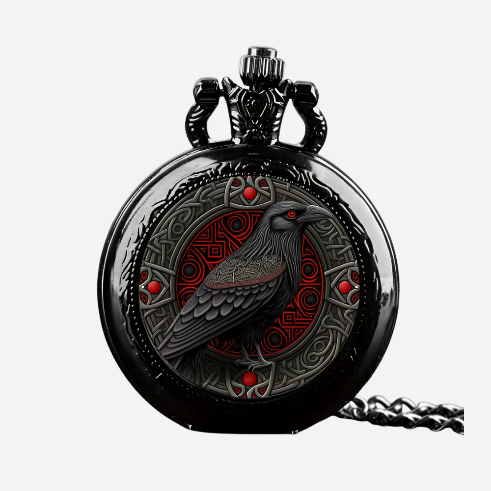 Montre à Gousset Homme Quartz Gravée Chiffres Arabes