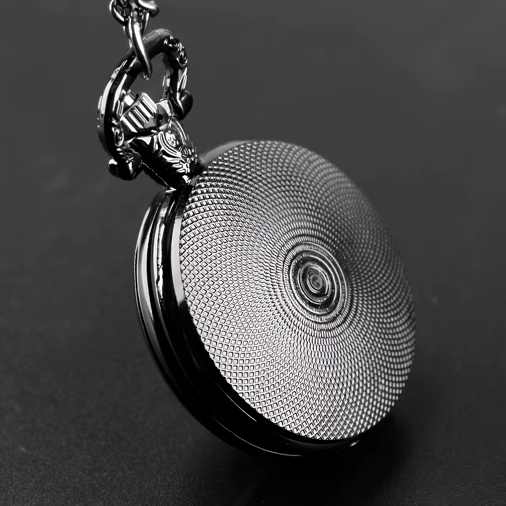 Montre à Gousset Homme Quartz Gravée Chiffres Arabes