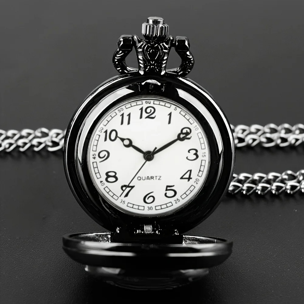 Montre à Gousset Homme Quartz Gravée Chiffres Arabes