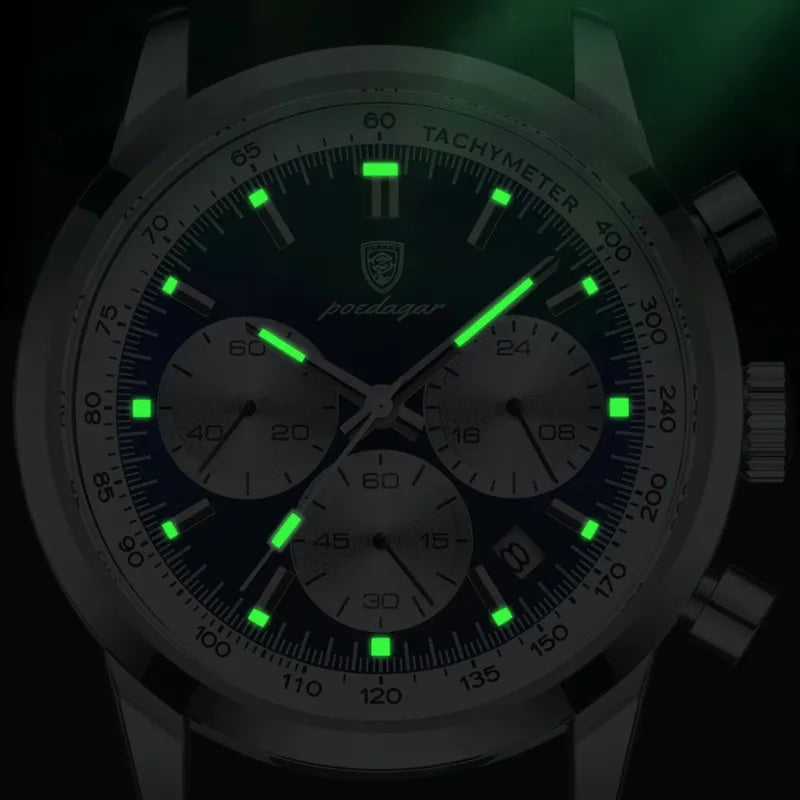 Montre Chronographe Homme Élégance Sportive Racing