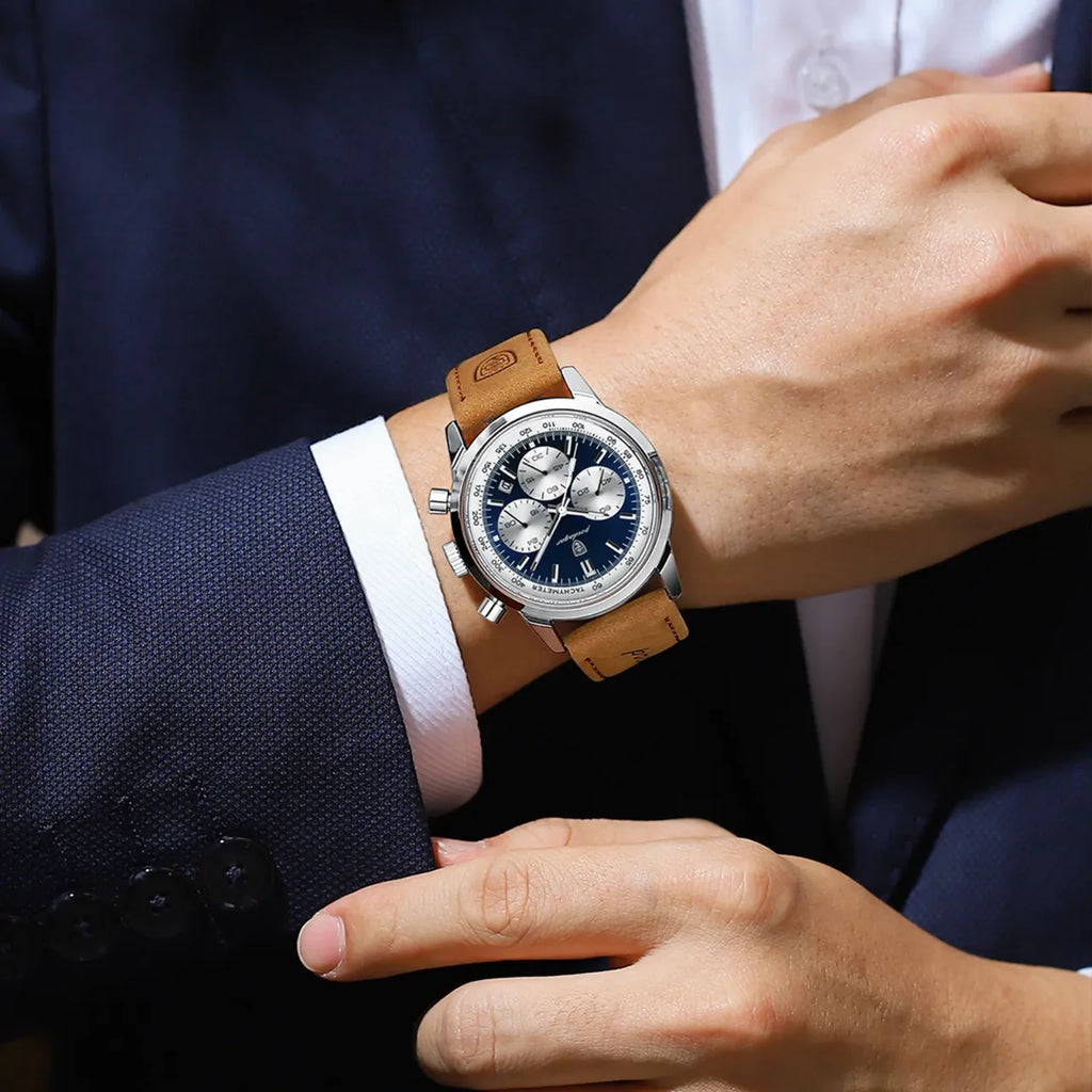 Montre Chronographe Homme Élégance Sportive Racing