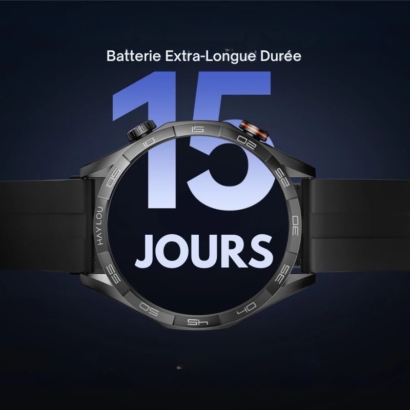 Montre Connectée à Cadran Mécanique et Écran AMOLED