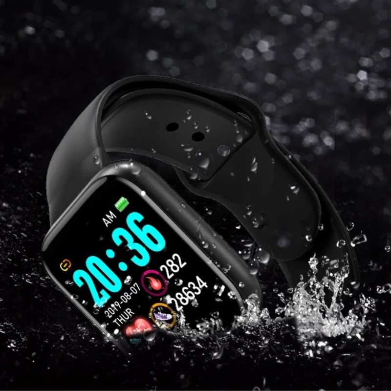 Montre Connectée Femme Rose Bluetooth & Suivi Santé
