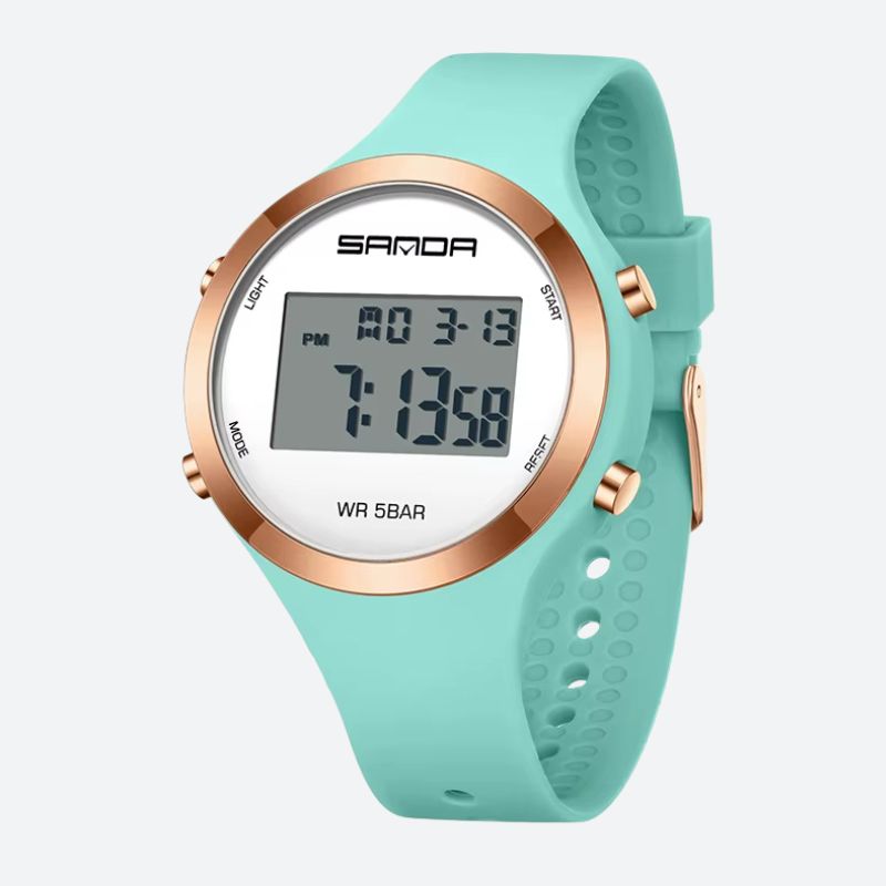 Montre digitale femme Étanche 50m