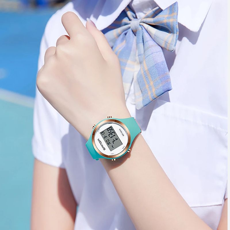 Montre digitale femme Étanche 50m