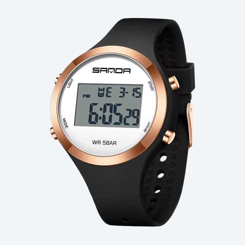 Montre digitale femme Étanche 50m