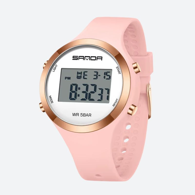Montre digitale femme Étanche 50m