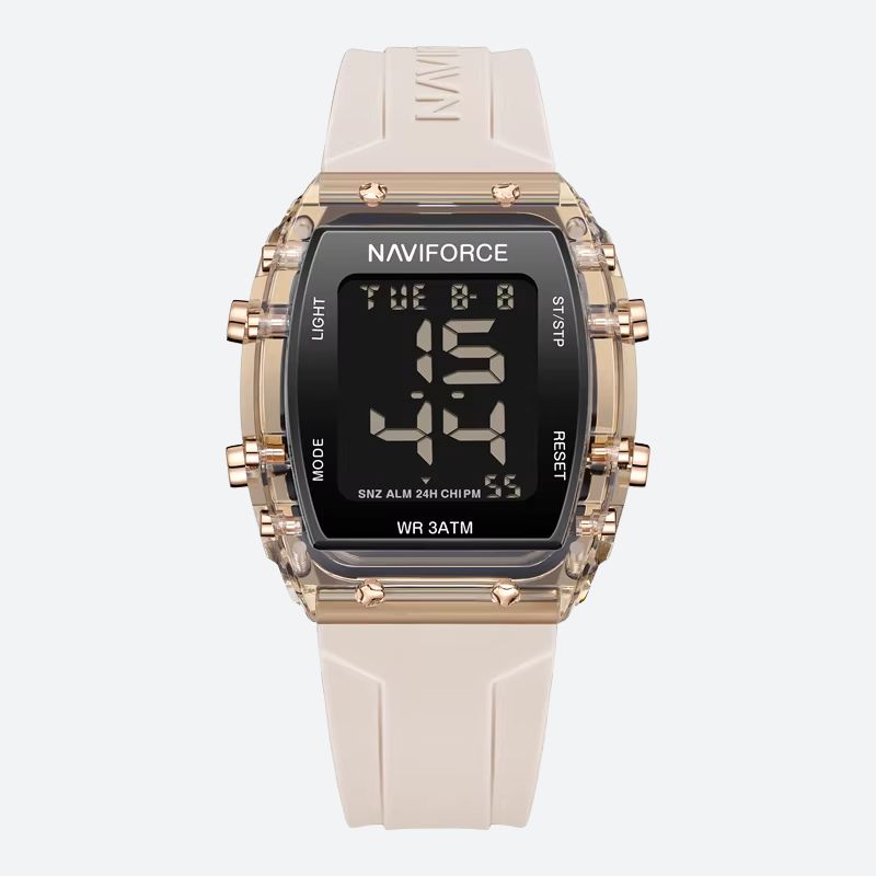 Montre digitale femme Tonneau Étanchéité 30m