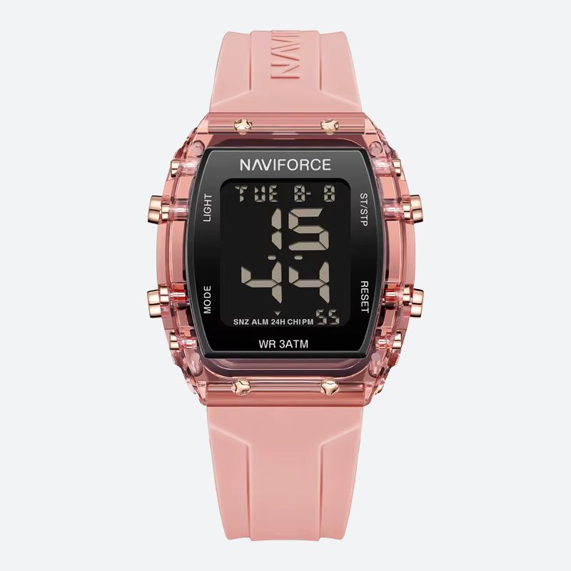 Montre digitale femme Tonneau Étanchéité 30m