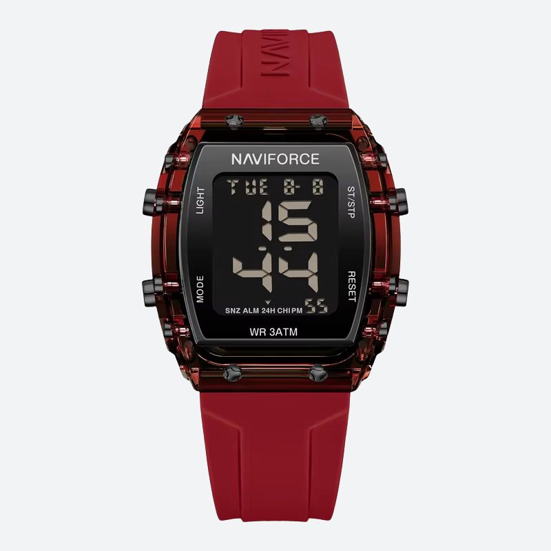 Montre digitale femme Tonneau Étanchéité 30m