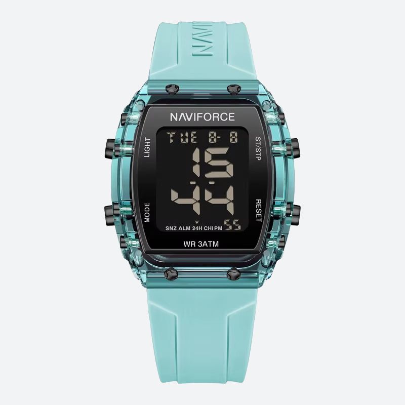 Montre digitale femme Tonneau Étanchéité 30m