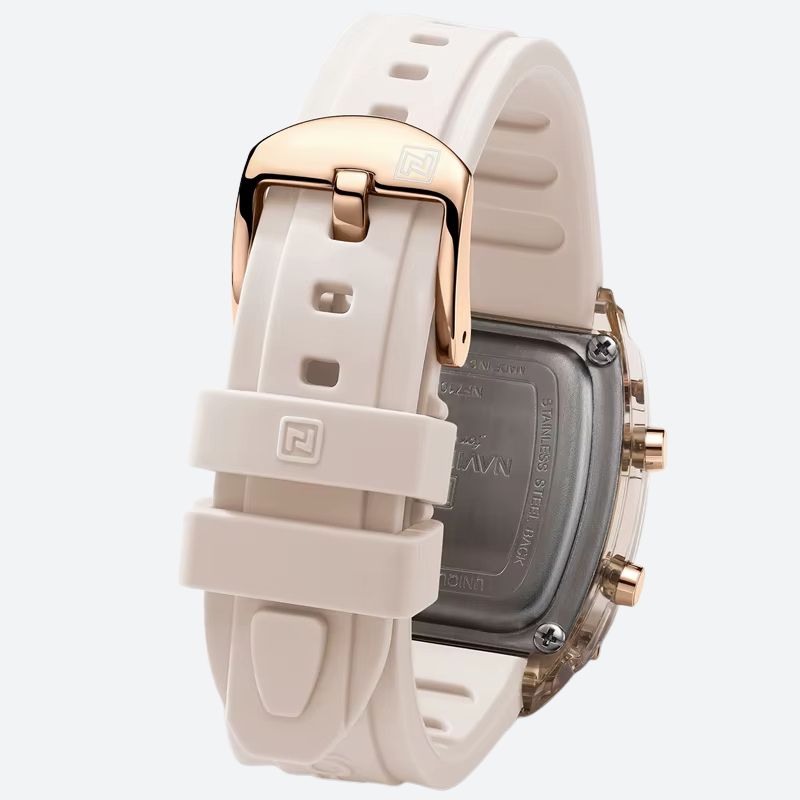 Montre digitale femme Tonneau Étanchéité 30m