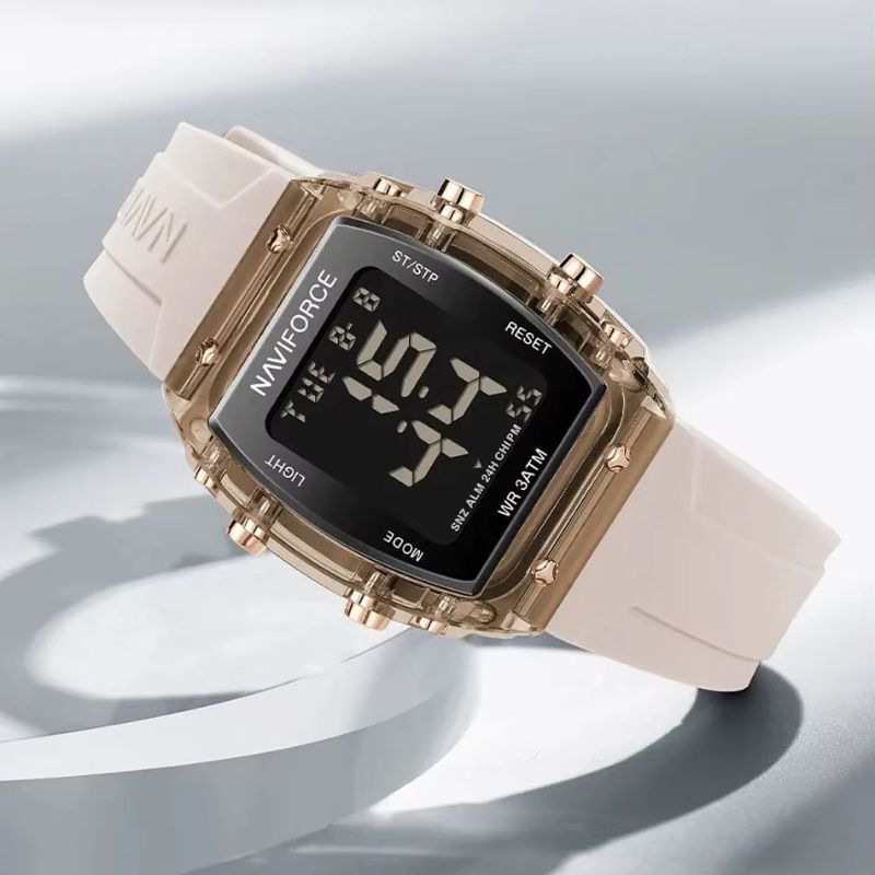 Montre digitale femme Tonneau Étanchéité 30m