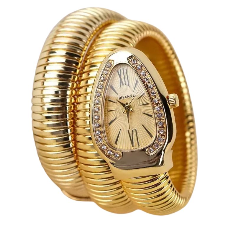 Montre élégante pour  femme Bracelet Serpent