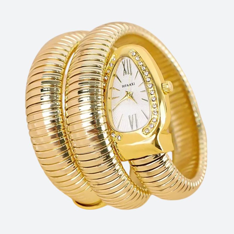 Montre élégante pour  femme Bracelet Serpent