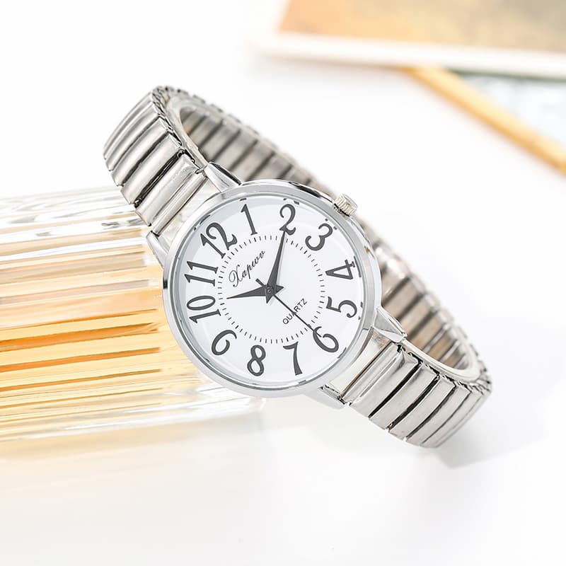 Montre Femme Quartz Grand Chiffres Arabes