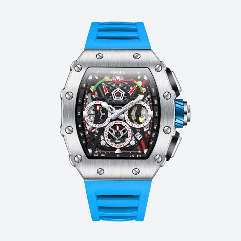 Montre Homme Automatique, Boitier tonneau