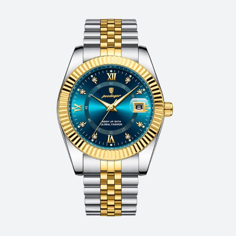 Montre Homme Luxe Quartz, Chiffre Romain