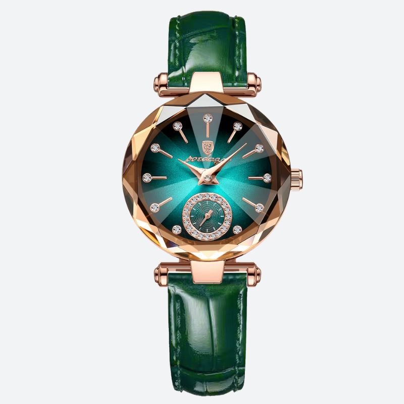 Montre luxe femme Cristal Facetté