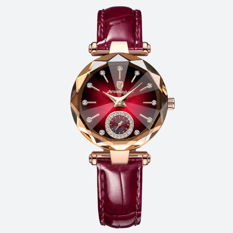 Montre luxe femme Cristal Facetté