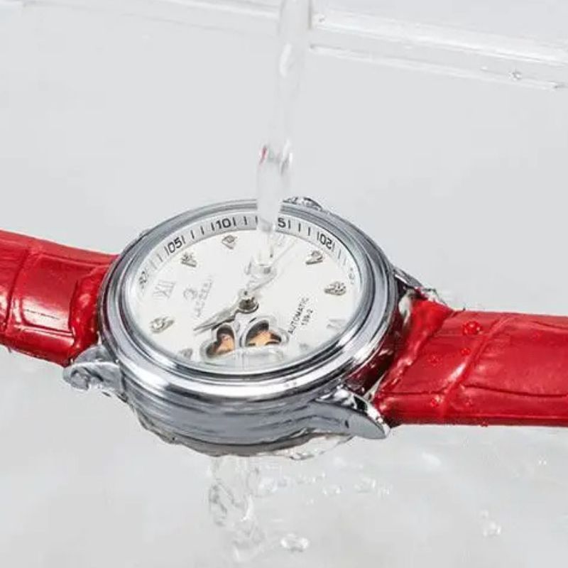 Montre mécanique femme Cuir