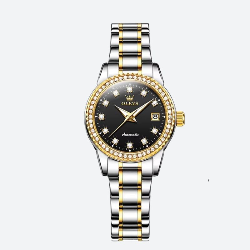 Montre mécanique femme Métal Scintillant