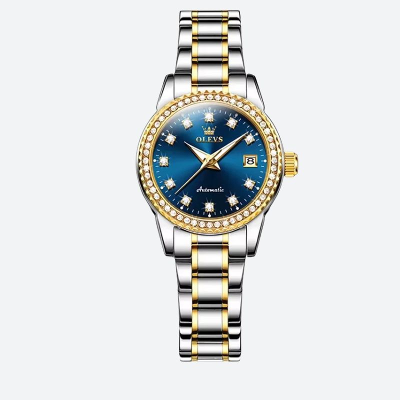 Montre mécanique femme Métal Scintillant