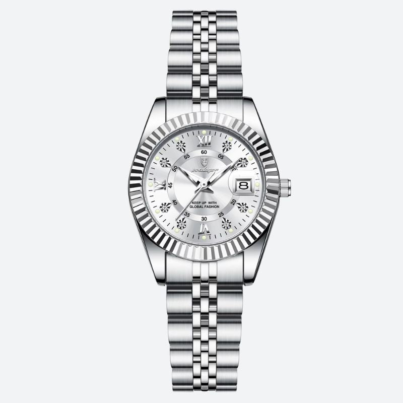 Montre quartz femme Métal Argenté