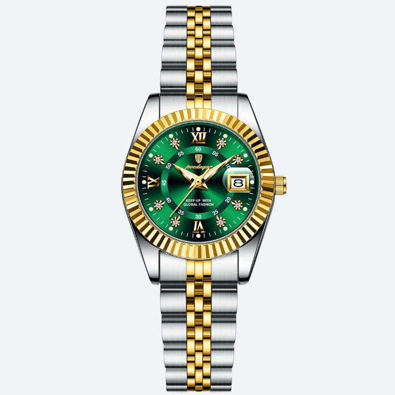 Montre quartz femme Métal Bicolore Étanche