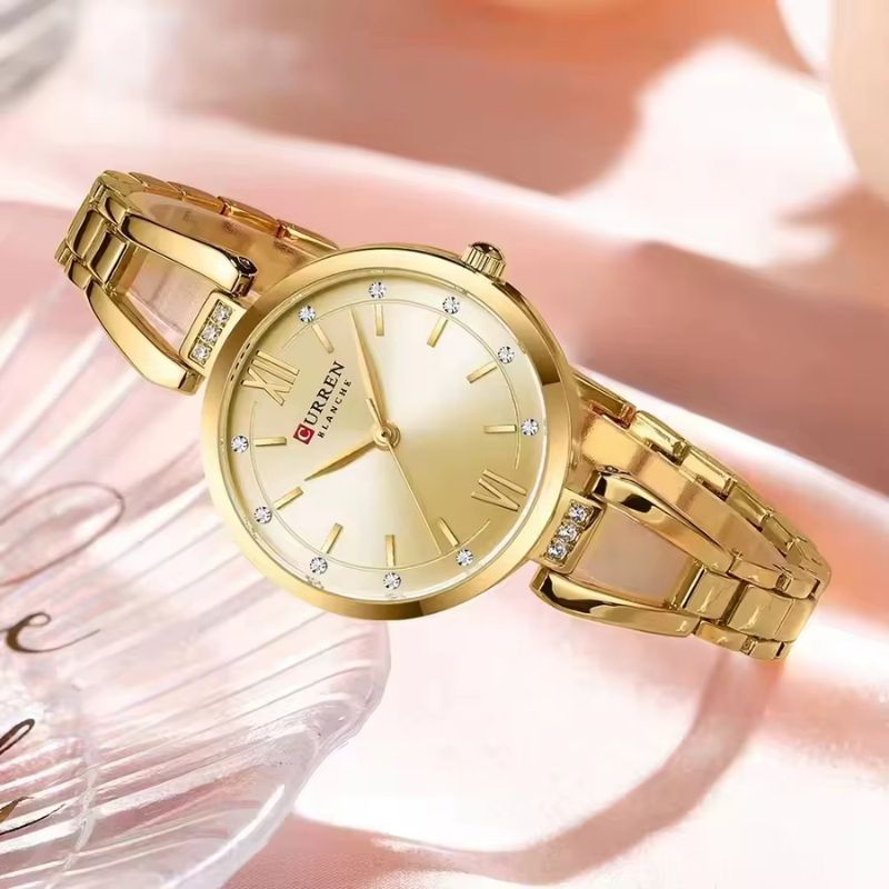 Montre quartz femme Métal Doré
