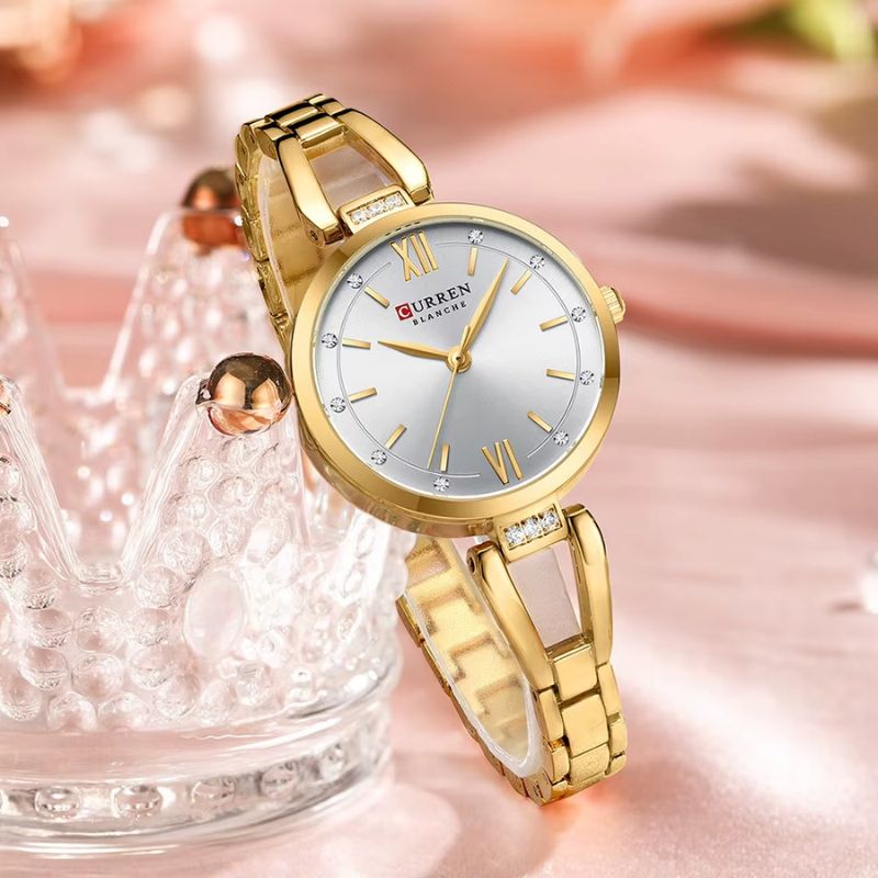 Montre quartz femme Métal Doré