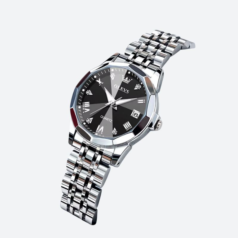 Montre quartz femme Métal Scintillant