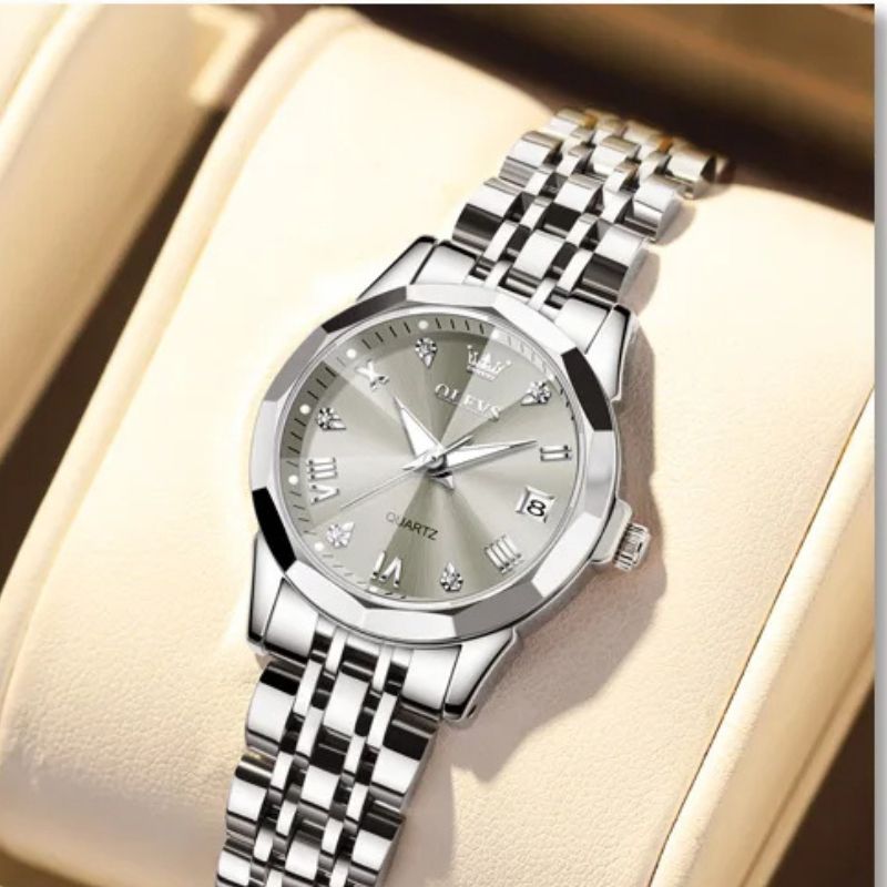 Montre quartz femme Métal Scintillant